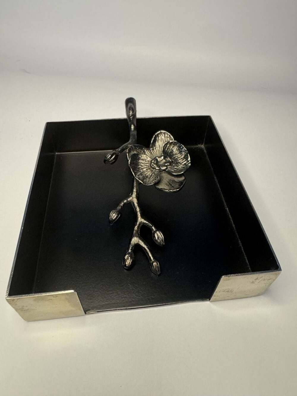 Michael Aram Black Orchid Cocktail Napkin Holder